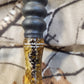 Paper wasp nest cone in resin squirrel call