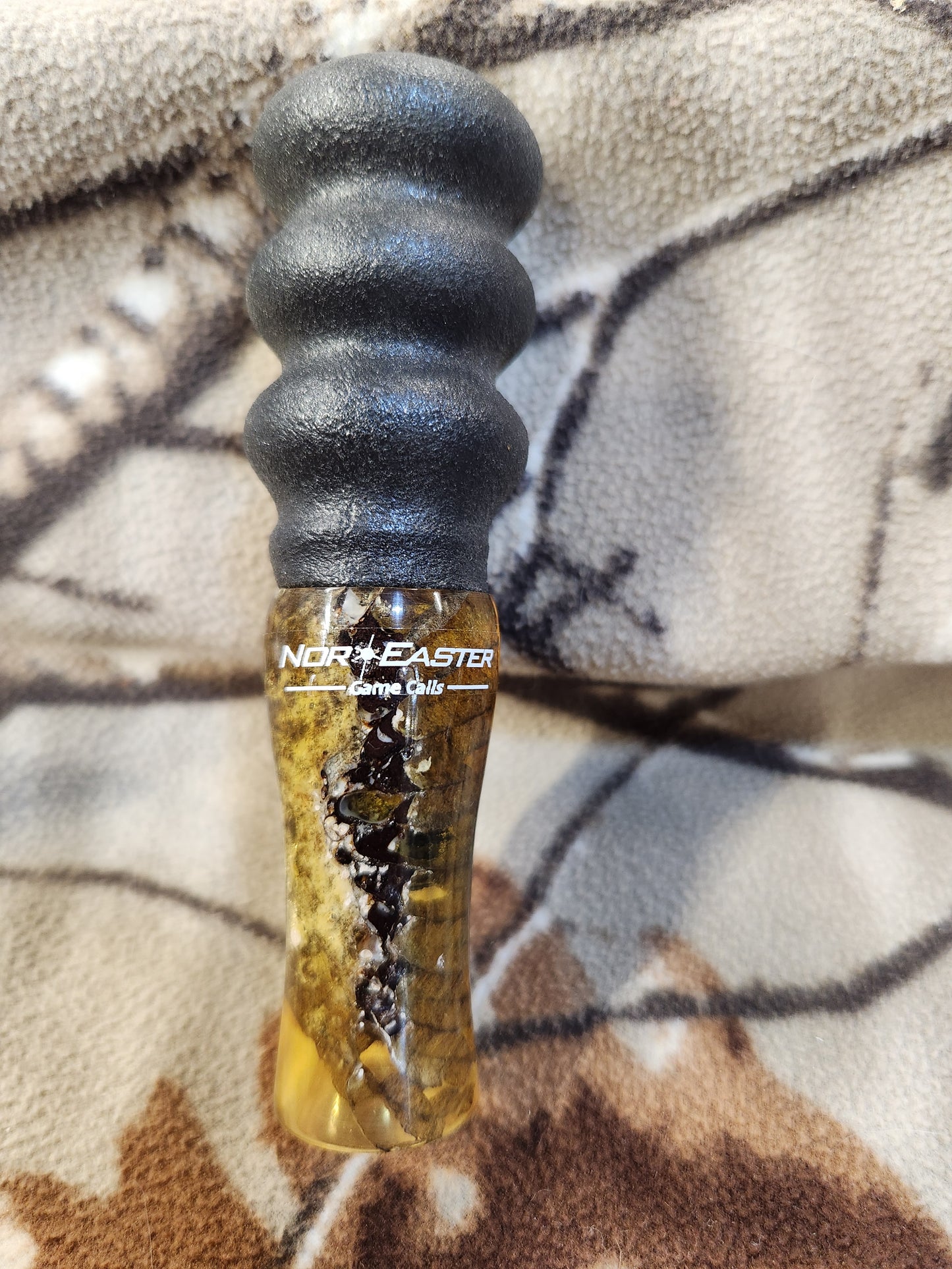 Paper wasp nest cone in resin squirrel call