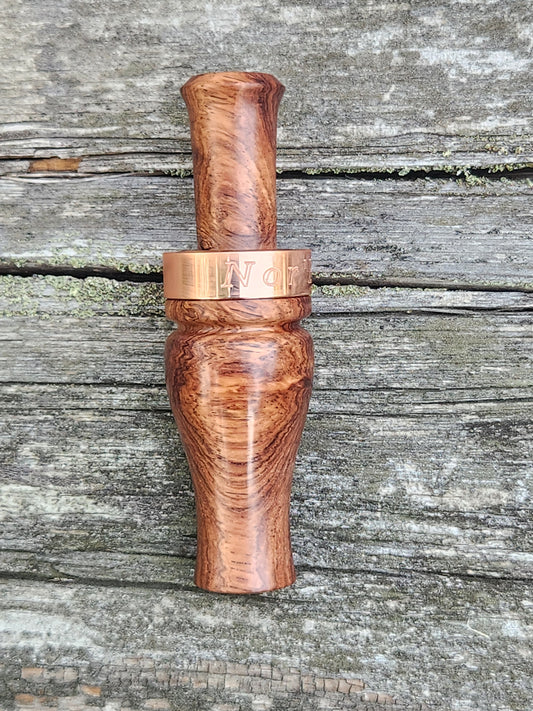Honduran rose wood teal and wood duck call
