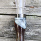 Rare dog wood burl with Resin short reed goose call