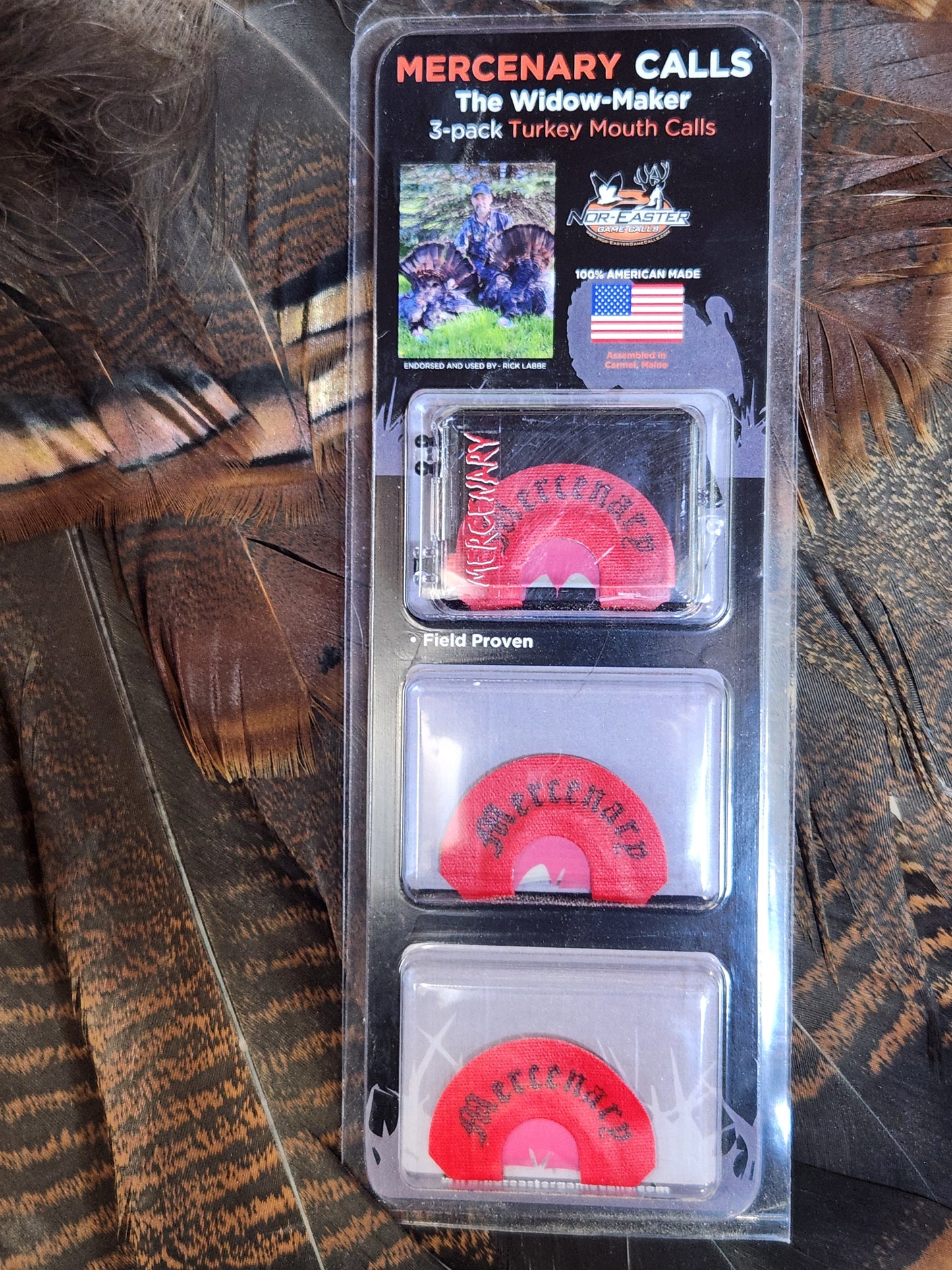 Rick labbe signature series 3 pack turkey mouth calls
