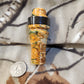 Rabbit Distress call stabilized and Dyed boxelder Burl Wood