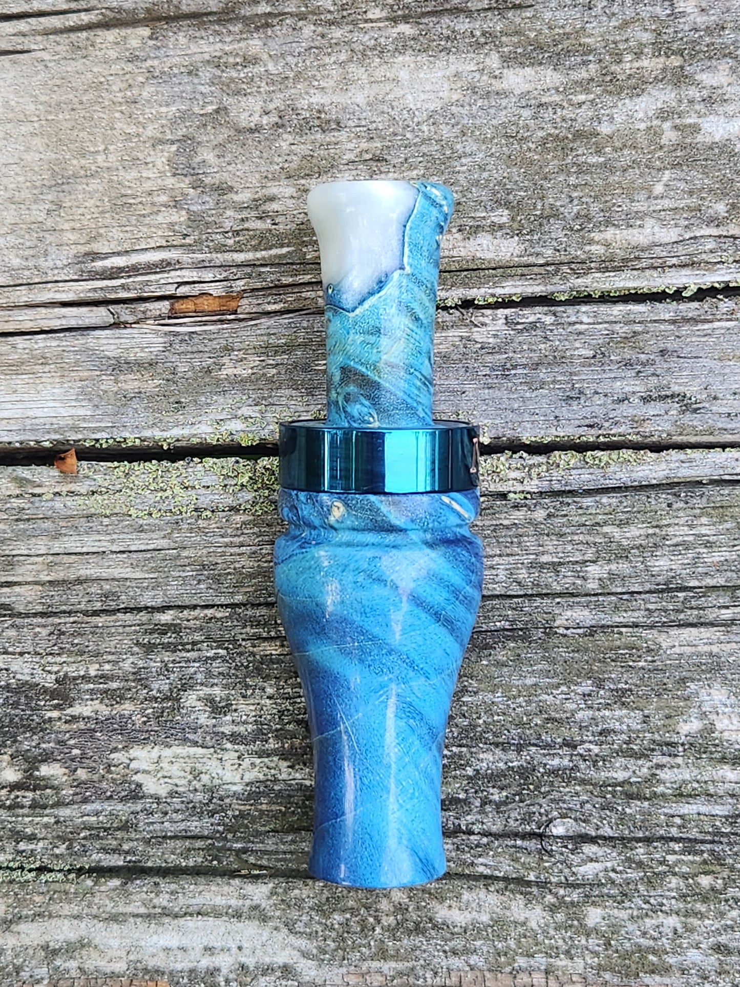 Boxelder burl wood teal and wood duck call