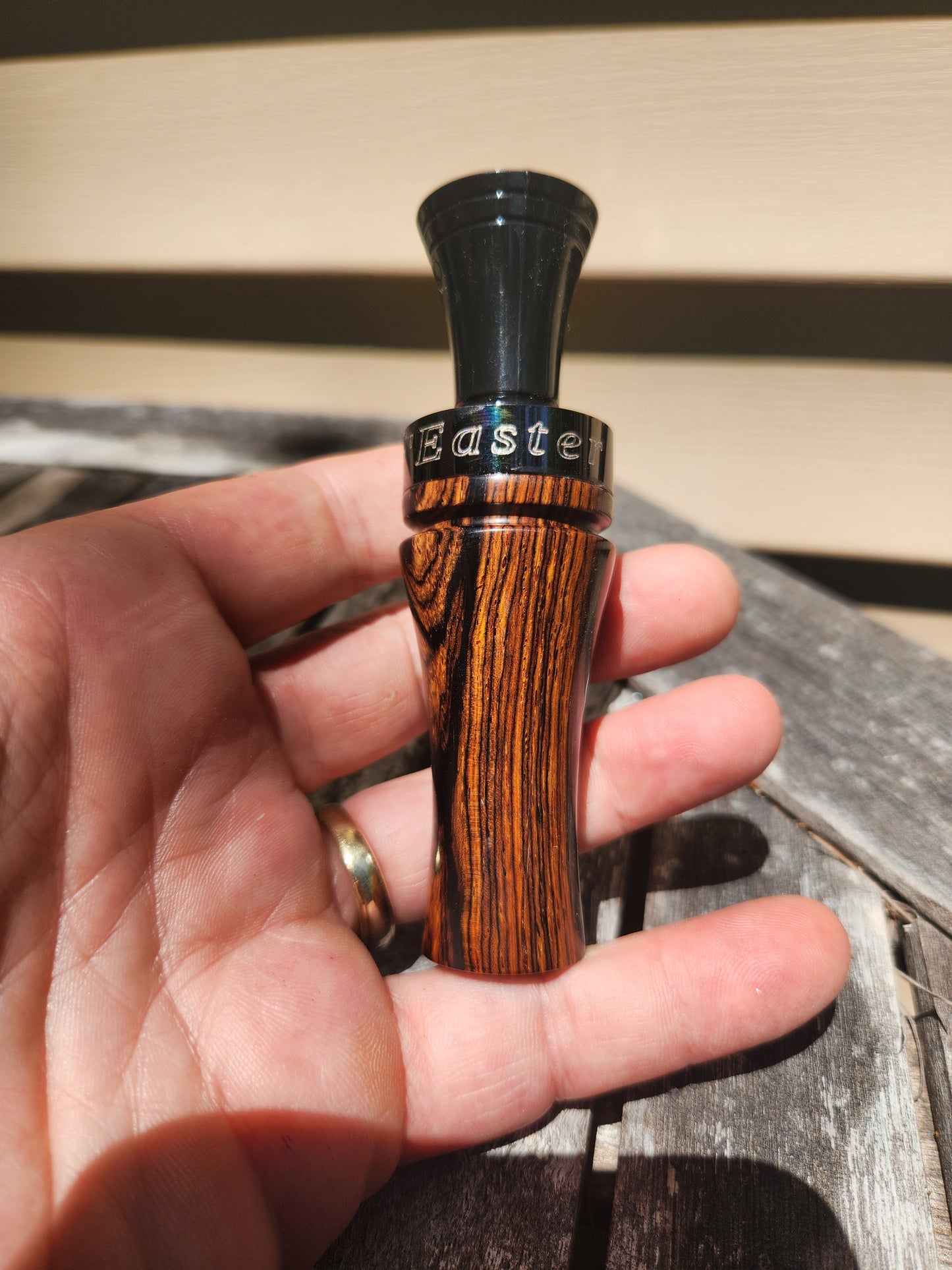 Cocobolo wood double Reed Duck Call