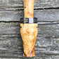 Yellow cedar burl wood teal and wood duck call