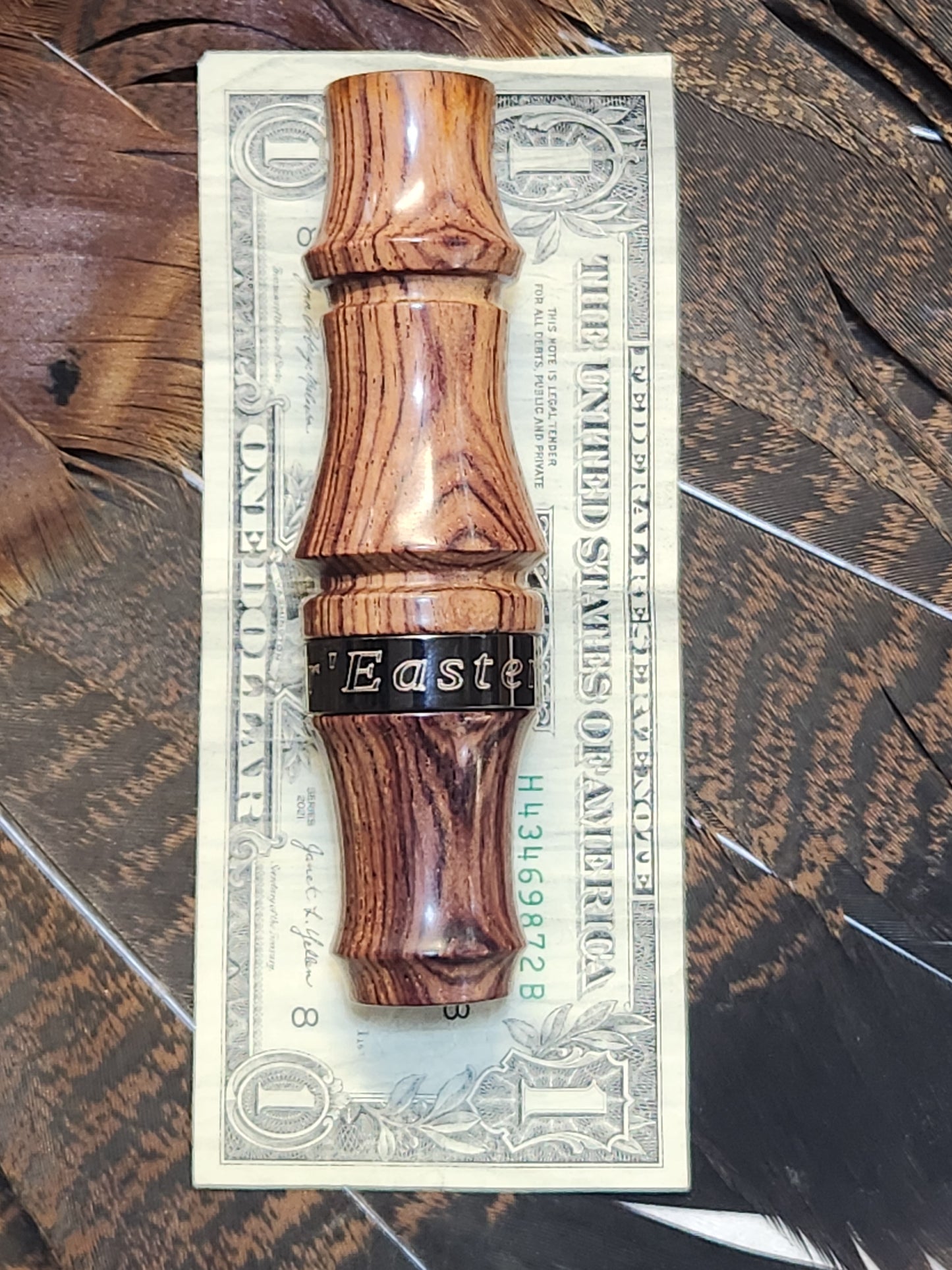 Cocobolo wood Owl hooter, turkey locator