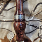 Honduran rose wood burl and Mammoth Ivory double reed duck call