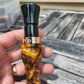Chittum burl wood with Resin short reed goose call
