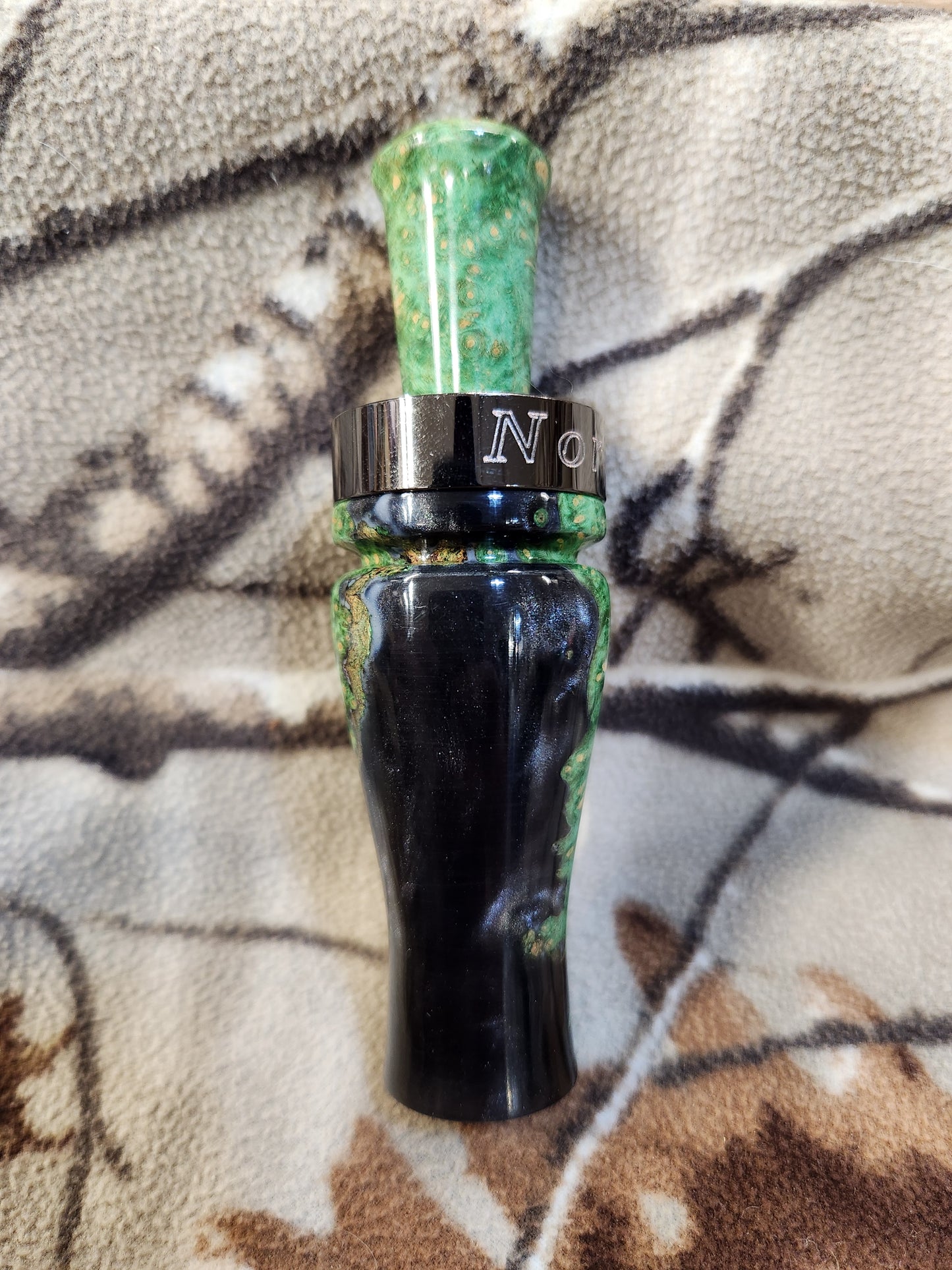 Boxelder Burl wood in resin wood duck and Teal call