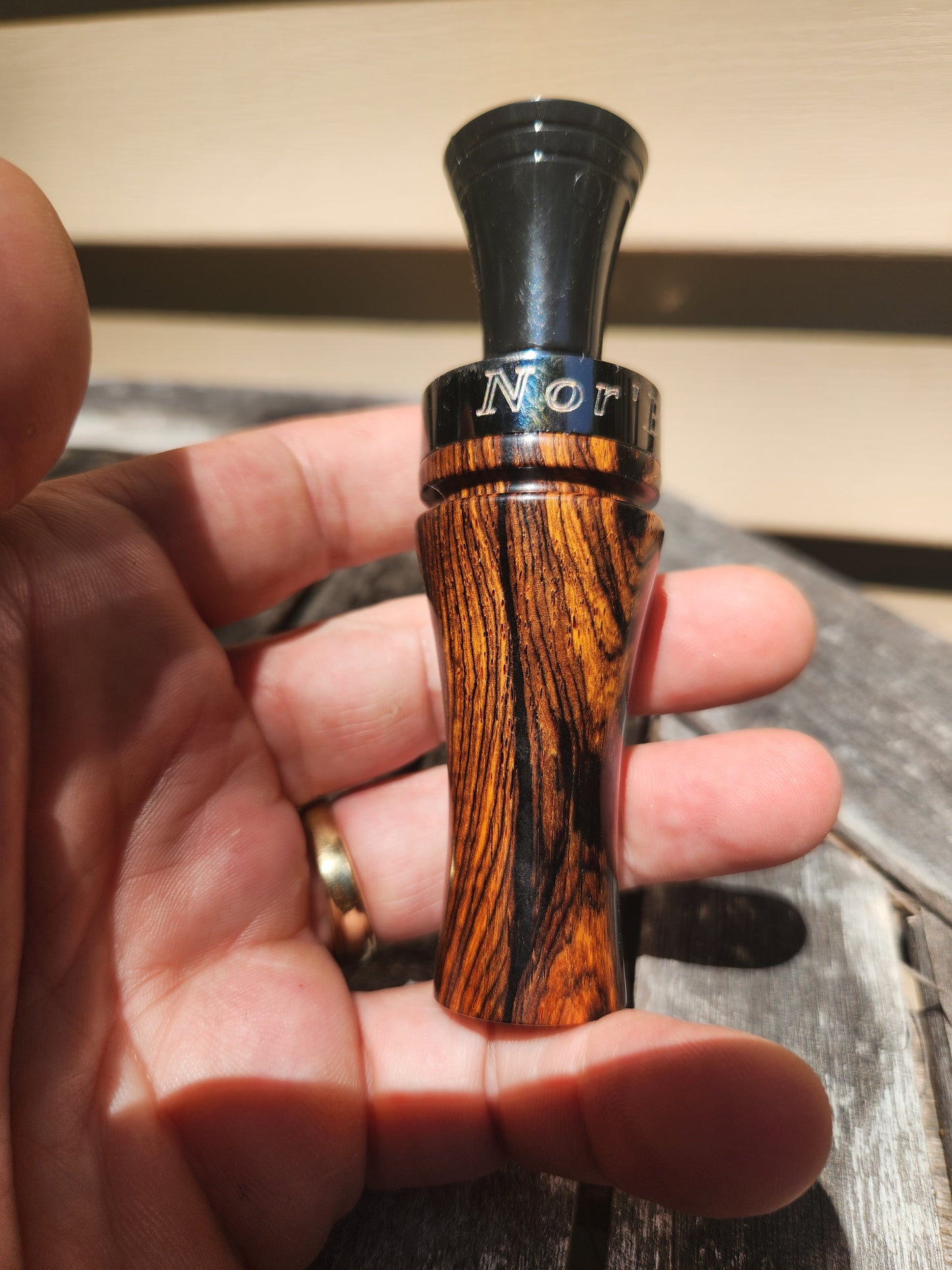 Cocobolo wood double Reed Duck Call