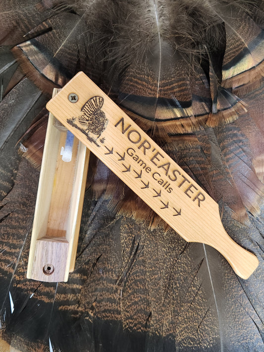 Cherry and poplar turkey box call