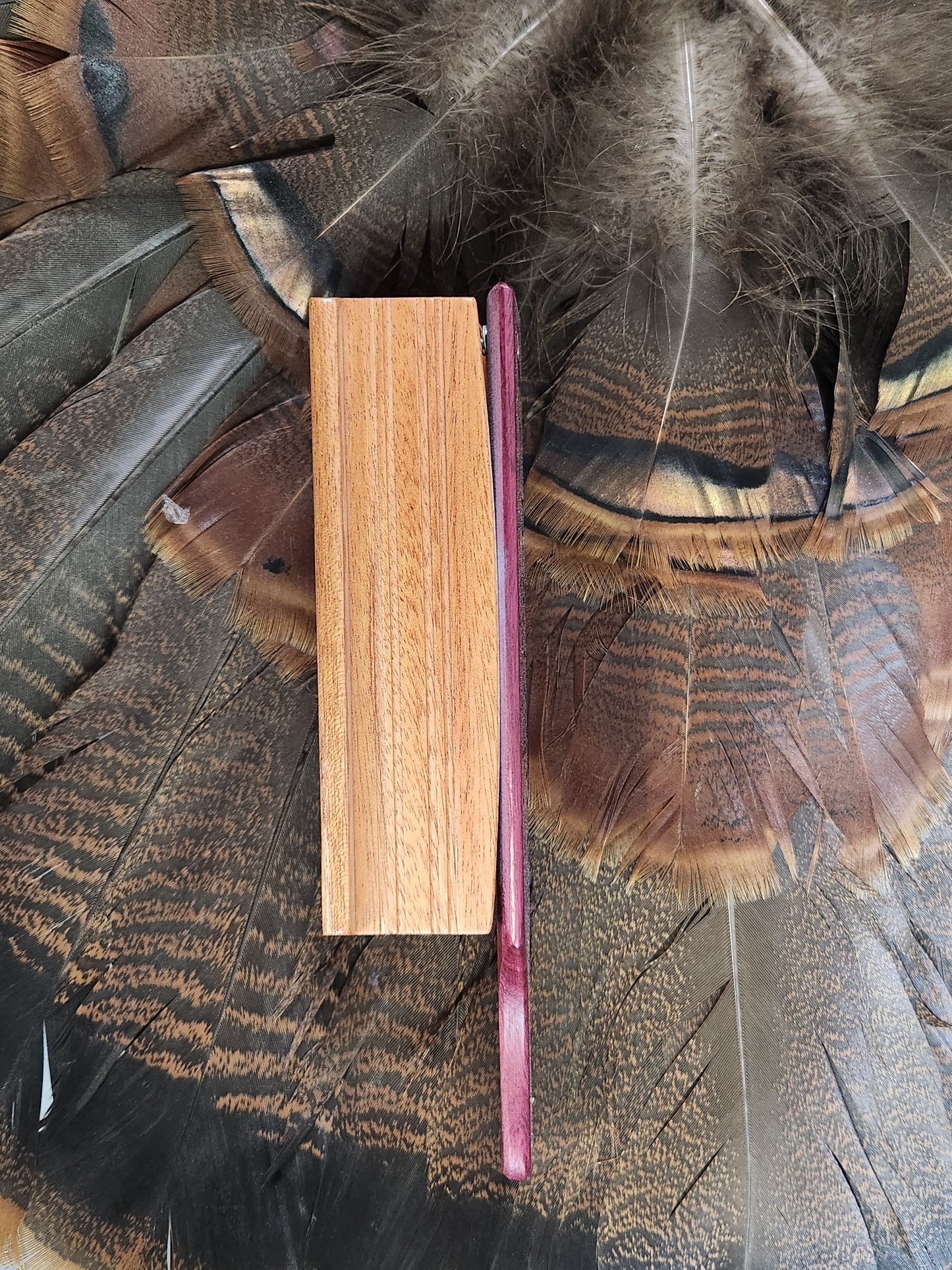 Mahogany and purple heart turkey box call