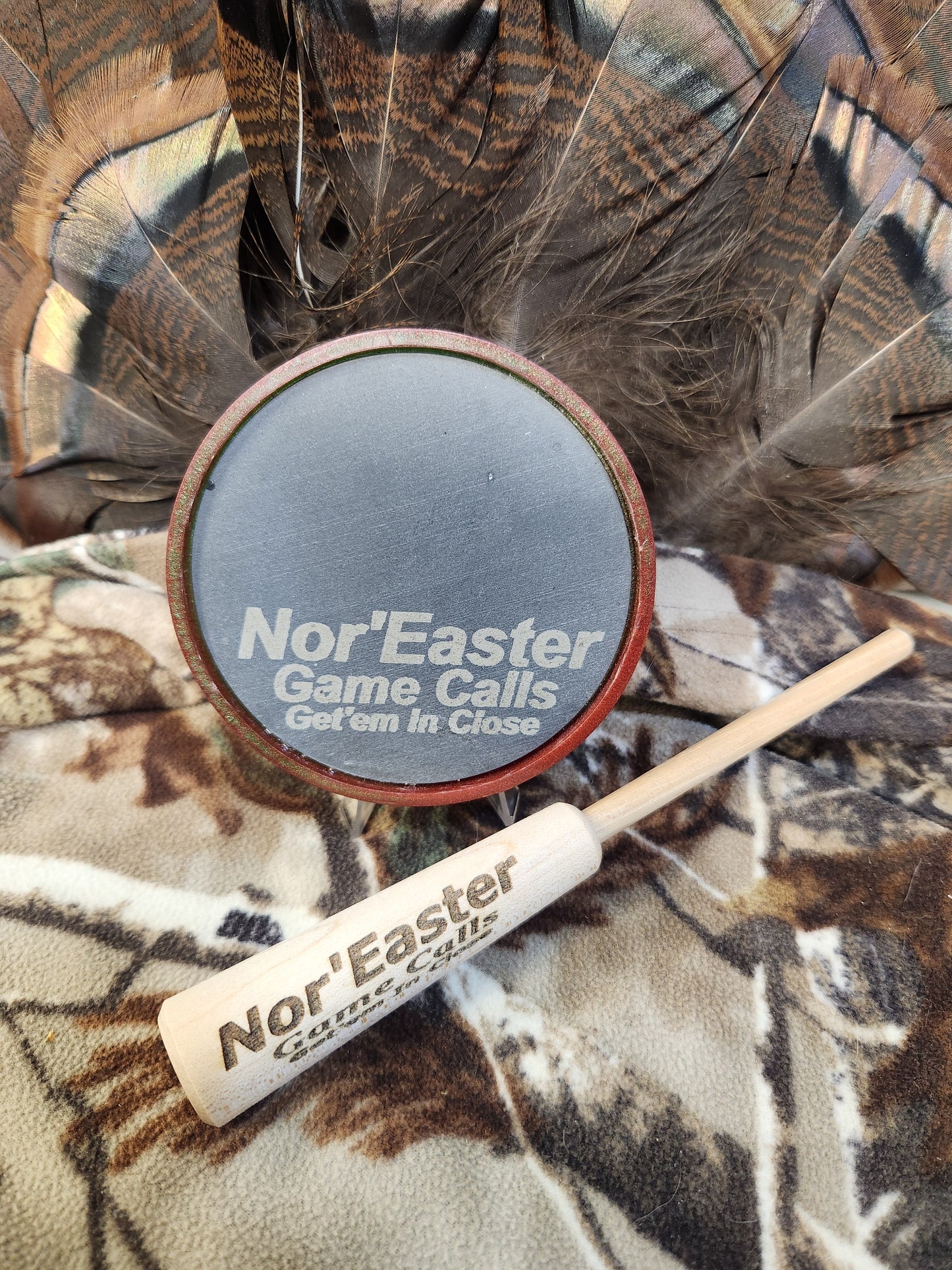 New screamer turkey pot call slate surface