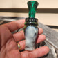 Boxelder burl wood with Resin double Reed Duck Call