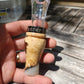 Honduran rose wood burl short reed goose call