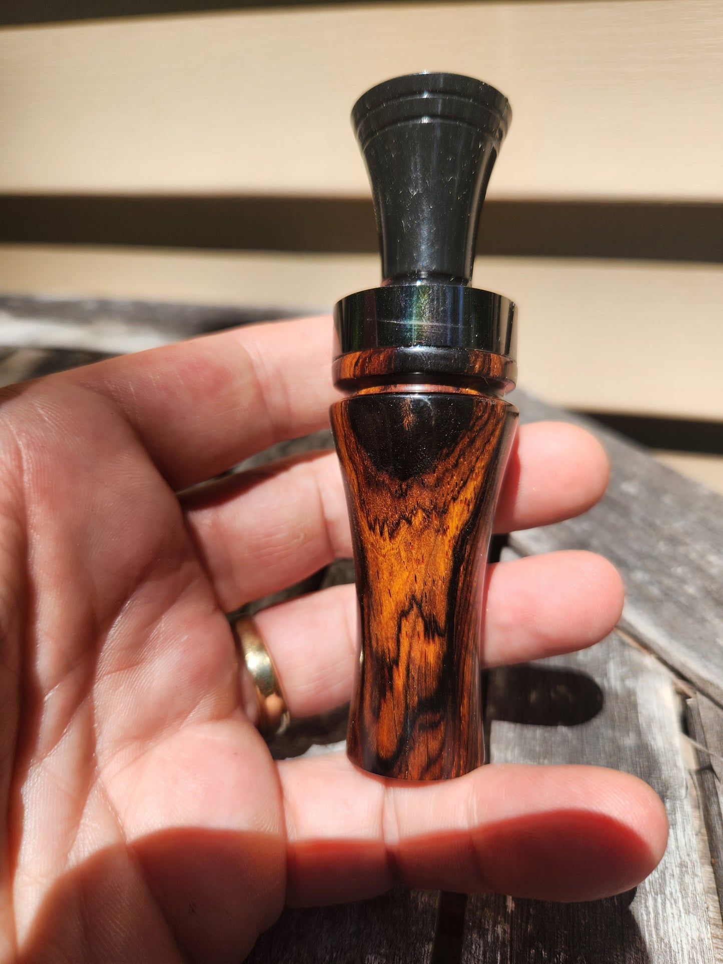 Cocobolo wood double Reed Duck Call