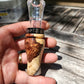 Honduran rose wood burl short reed goose call