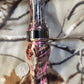 Double reed duck call made with stabilized and Dyed boxelder Burl Wood and cocobolo wood