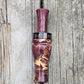 Stabilized and Dyed yellow cedar burl wood duck call
