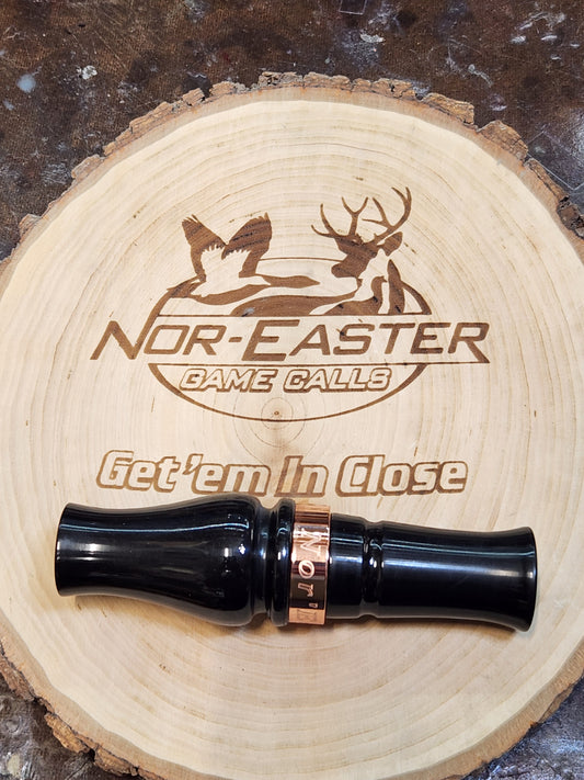 In the Dark solid Black short reed goose call