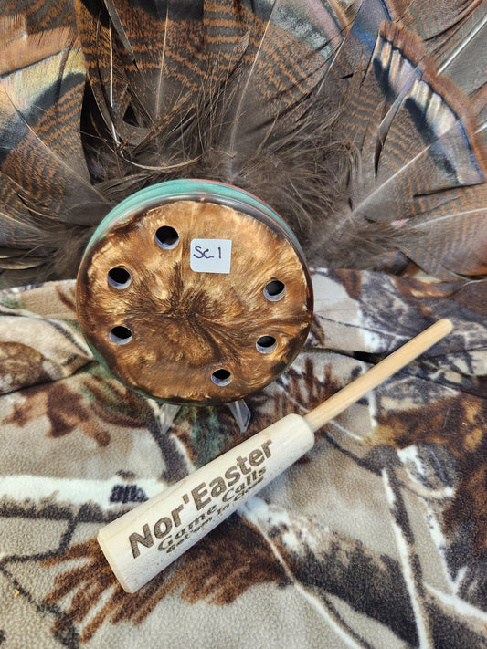 New screamer turkey pot call slate surface