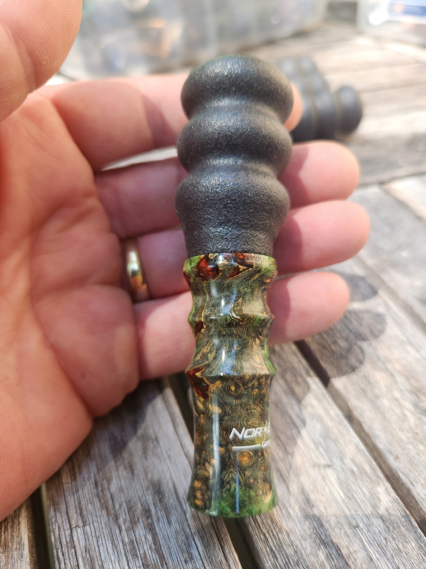 Boxelder burl wood Red Squirrel Call