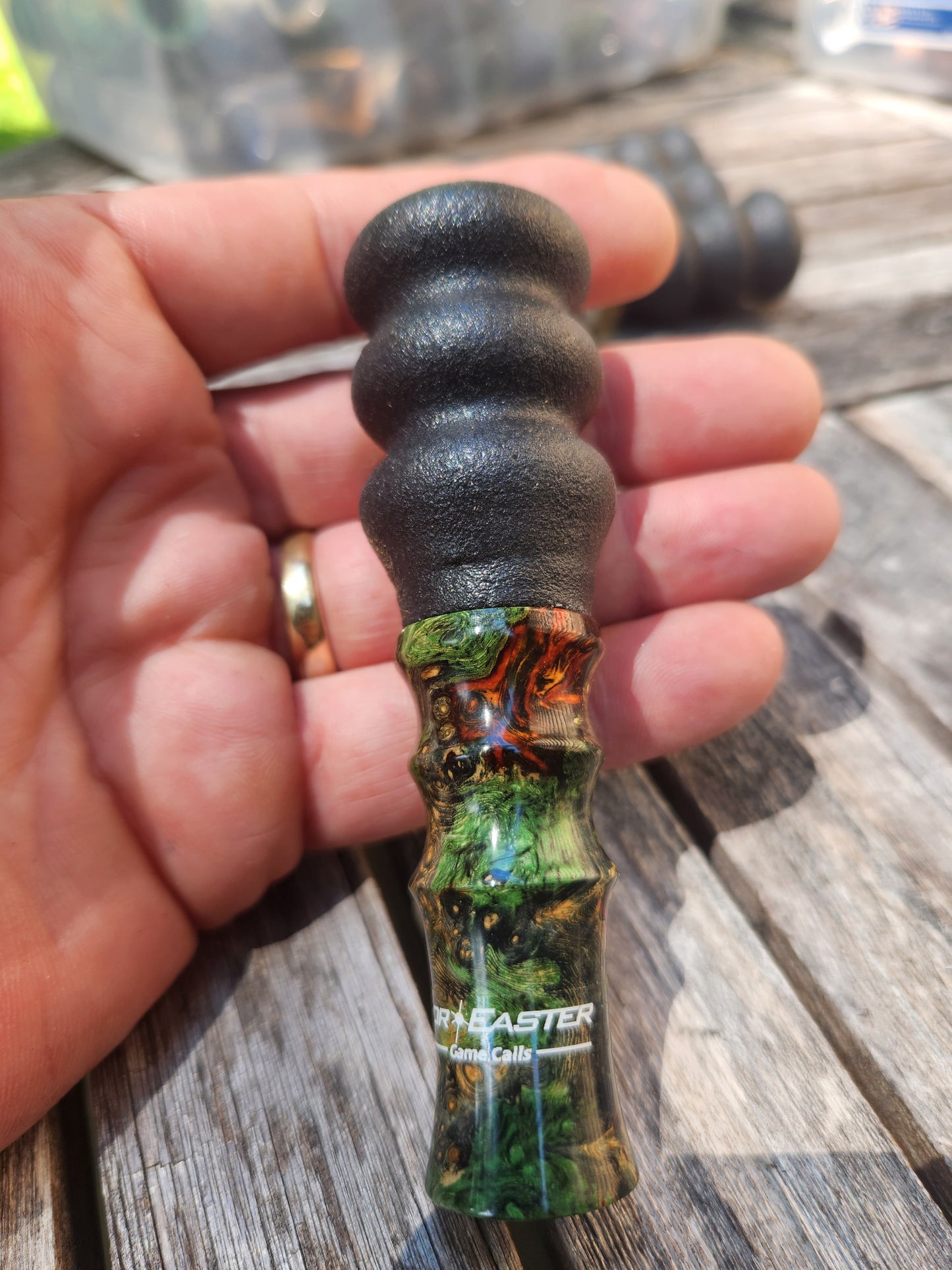 Boxelder burl wood Red Squirrel Call