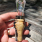 Honduran rose wood burl short reed goose call