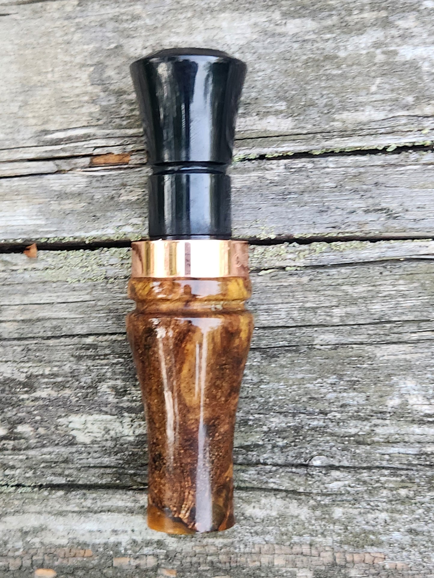 Chittum burl wood short reed goose call