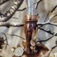 Honduran rose wood burl short reed goose call