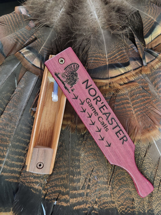 Mahogany and purple heart turkey box call