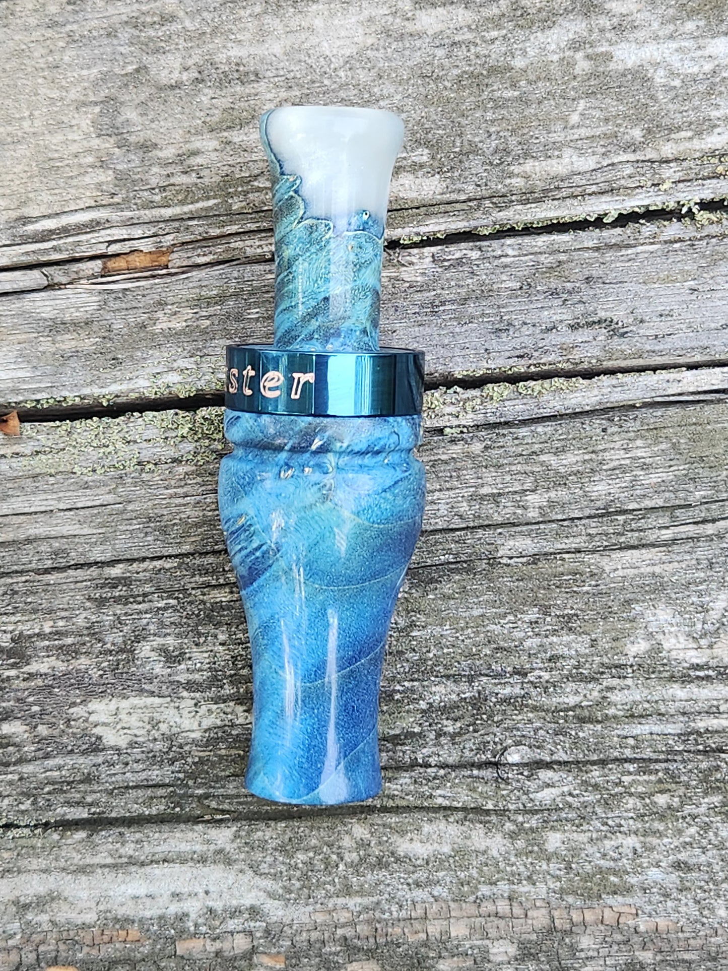 Boxelder burl wood teal and wood duck call