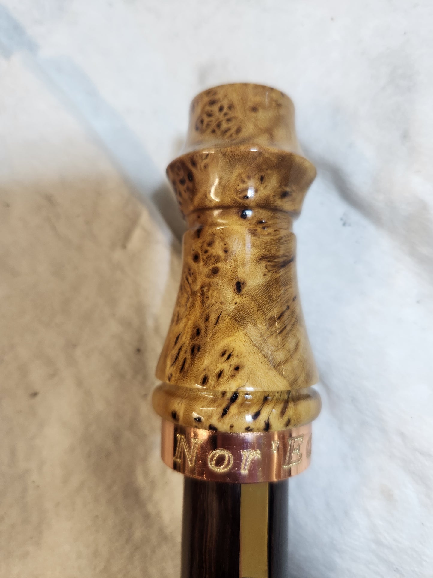 Russian olive burl wood adjustable deer grunt call