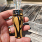 Rare Stripped ebony double reed duck call