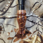 Honduran rose wood burl short reed goose call