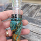 Boxelder burl wood with Resin short reed goose call