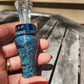 Amboyna burl wood with Resin single reed duck call