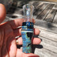 Boxelder burl wood with warthog ivory inlay short reed goose call