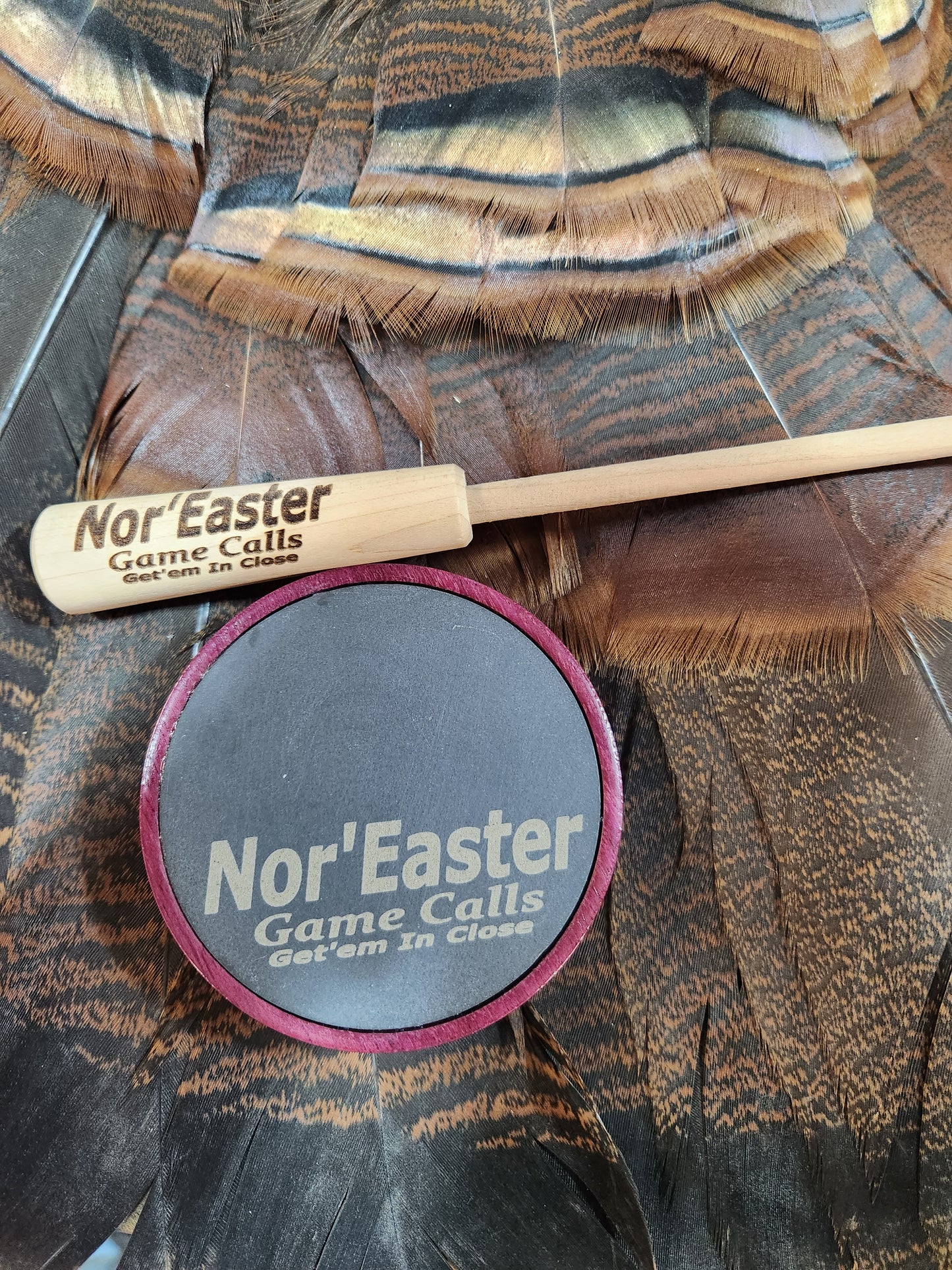 Nor'easter purple heart turkey pot call