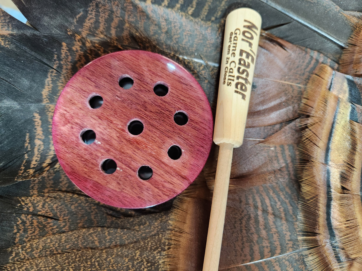 Nor'easter purple heart turkey pot call