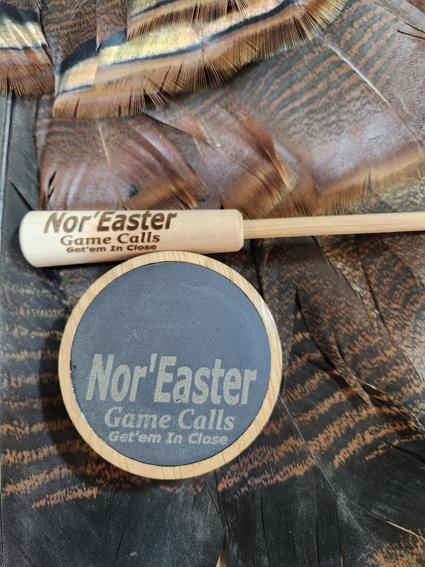 Nor'easter oak wood purr pot turkey call