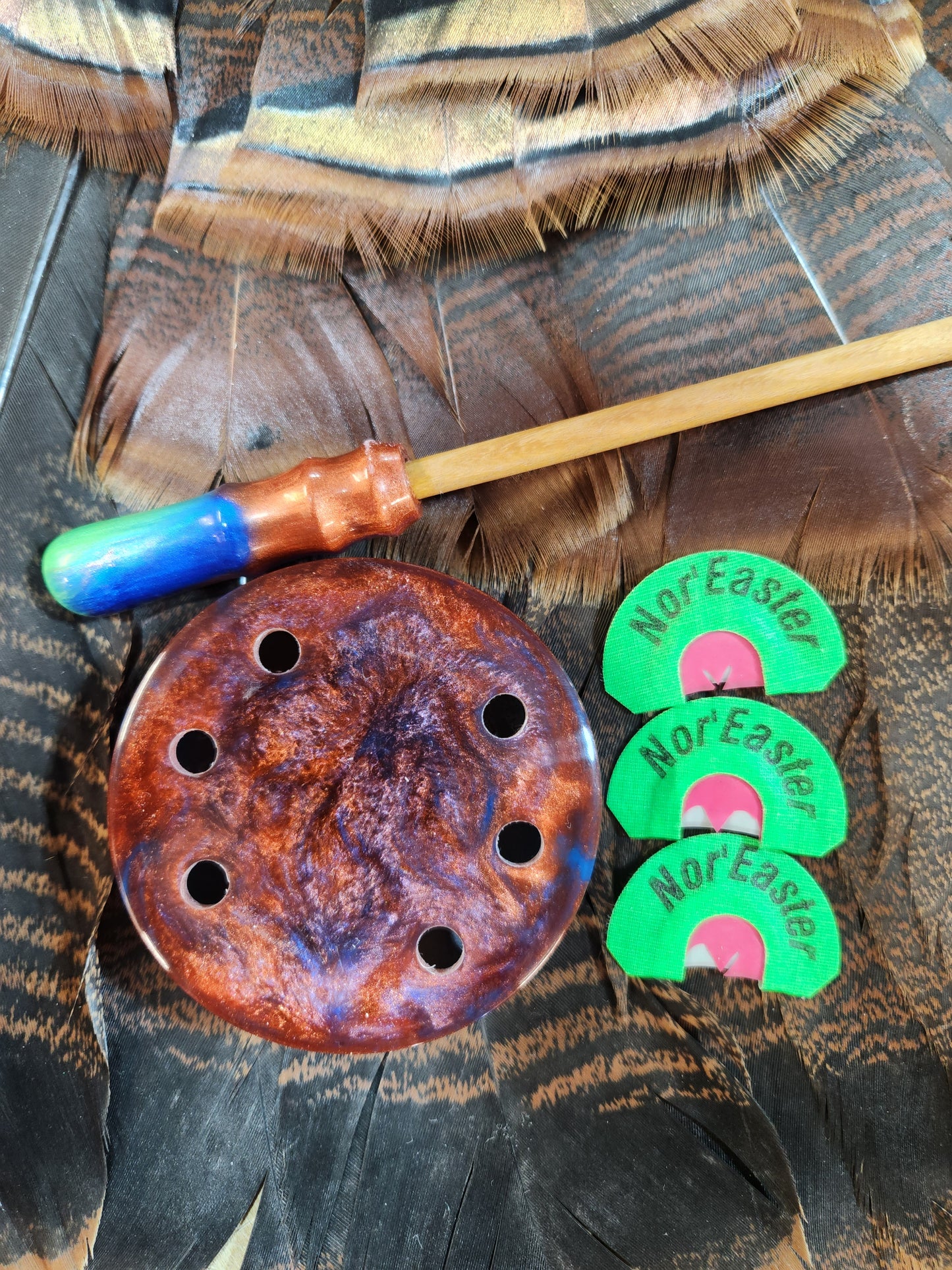 Nor'Easter screamer slam set turkey pot and mouth calls