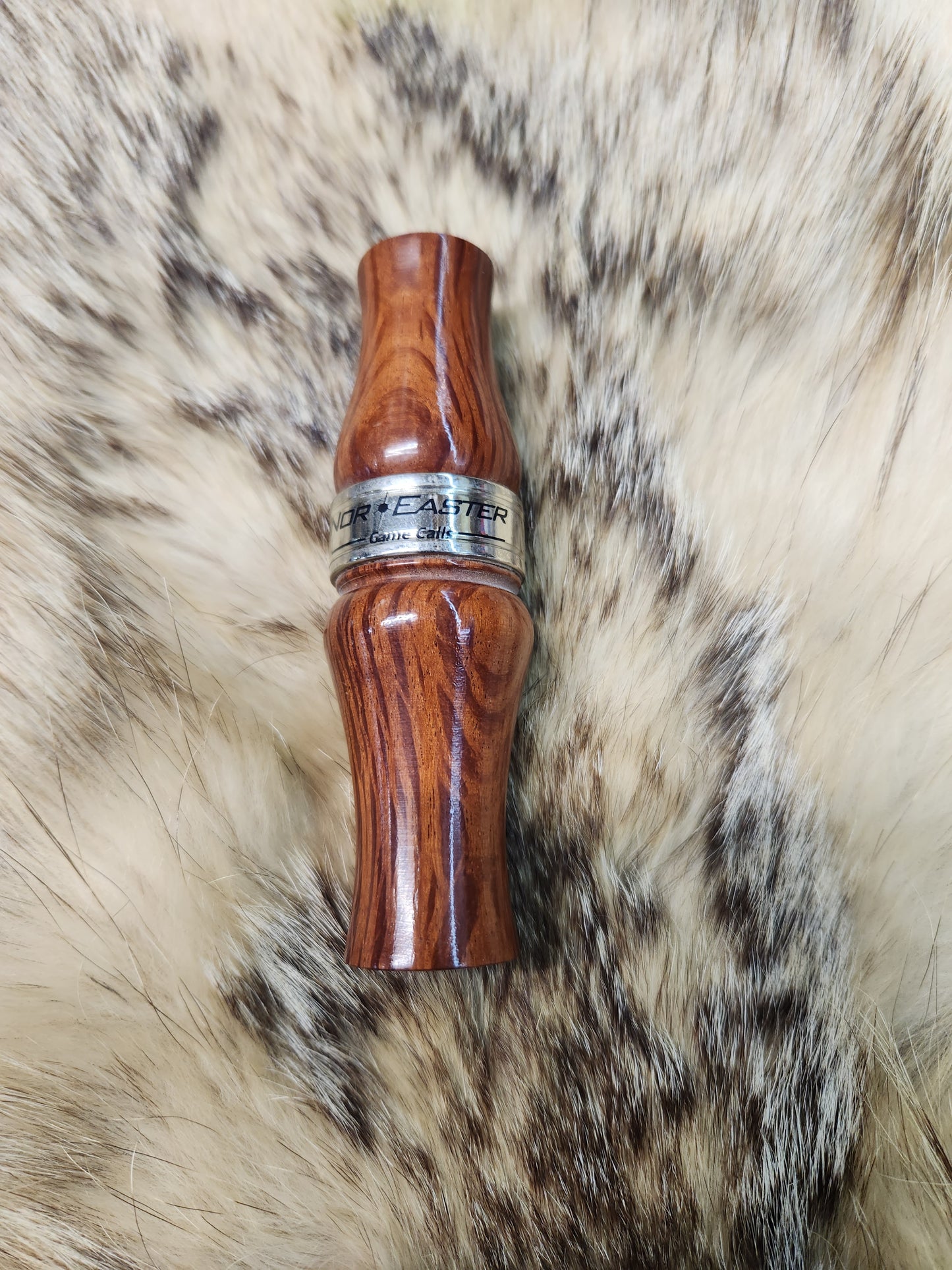 Custom Australian flame wood with cocbolo wood single reed tone board