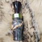 Custom Double dyed Single Reed Stabilized Boxelder Burl Duck call
