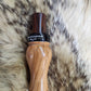 Custom Olive wood with African blackwood band and cocbolo wood single reed tone board