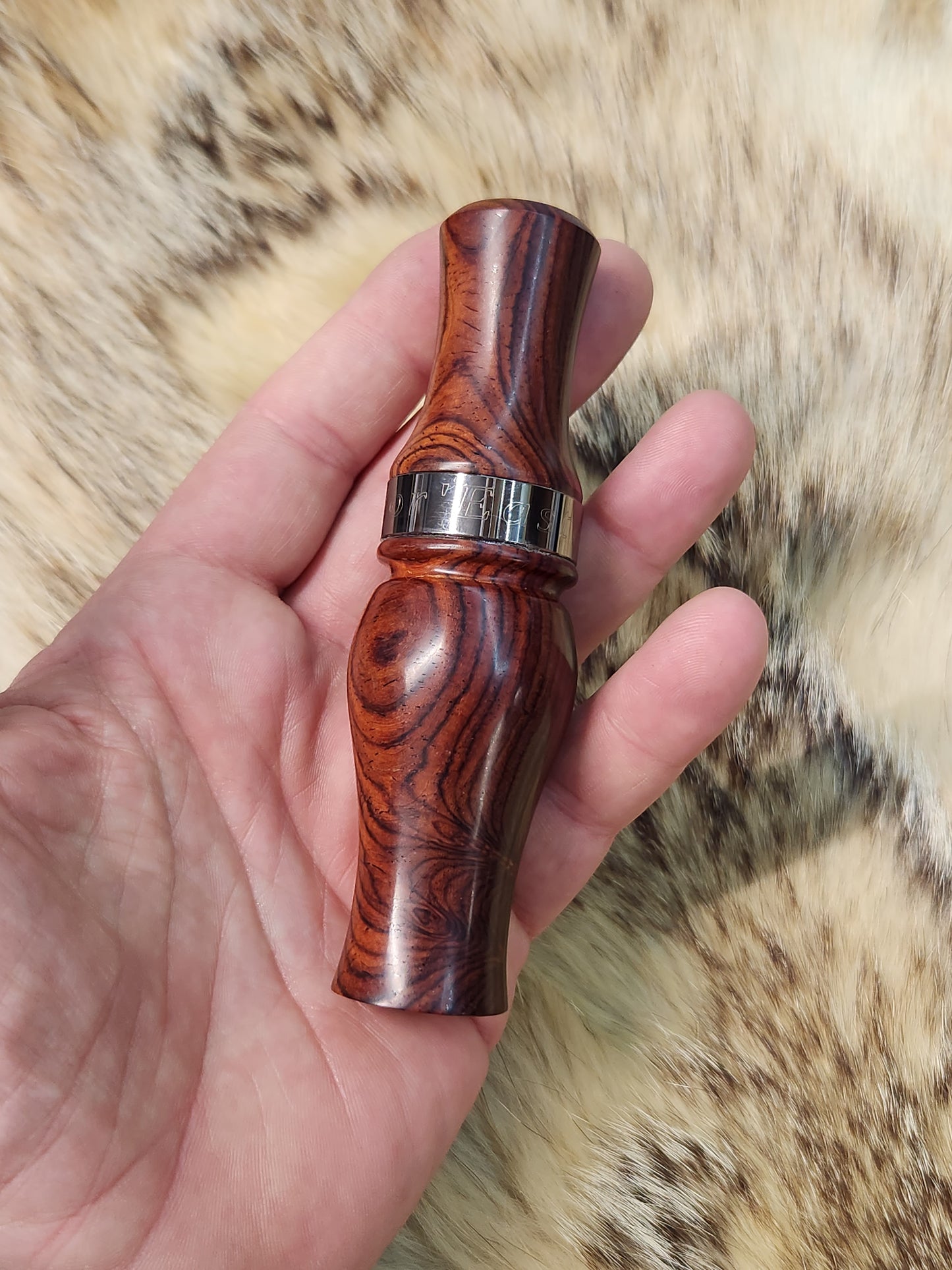 Cocobolo Wood Double Reed Duck Call