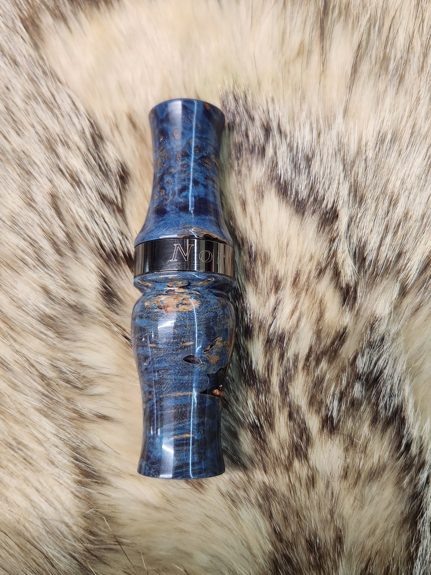 Black ash burl wood Double Reed Duck Call