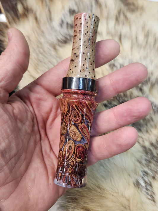 Royal palm long reed goose call