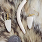 Mammoth ivory earrings and neckless