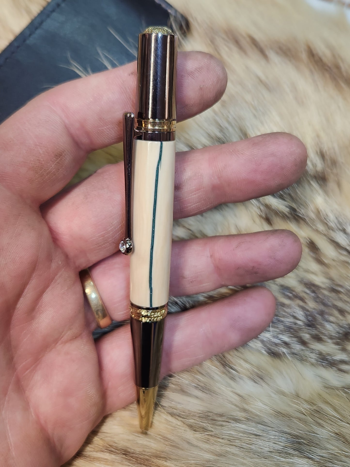 Mammoth ivory majestic squire custom pen